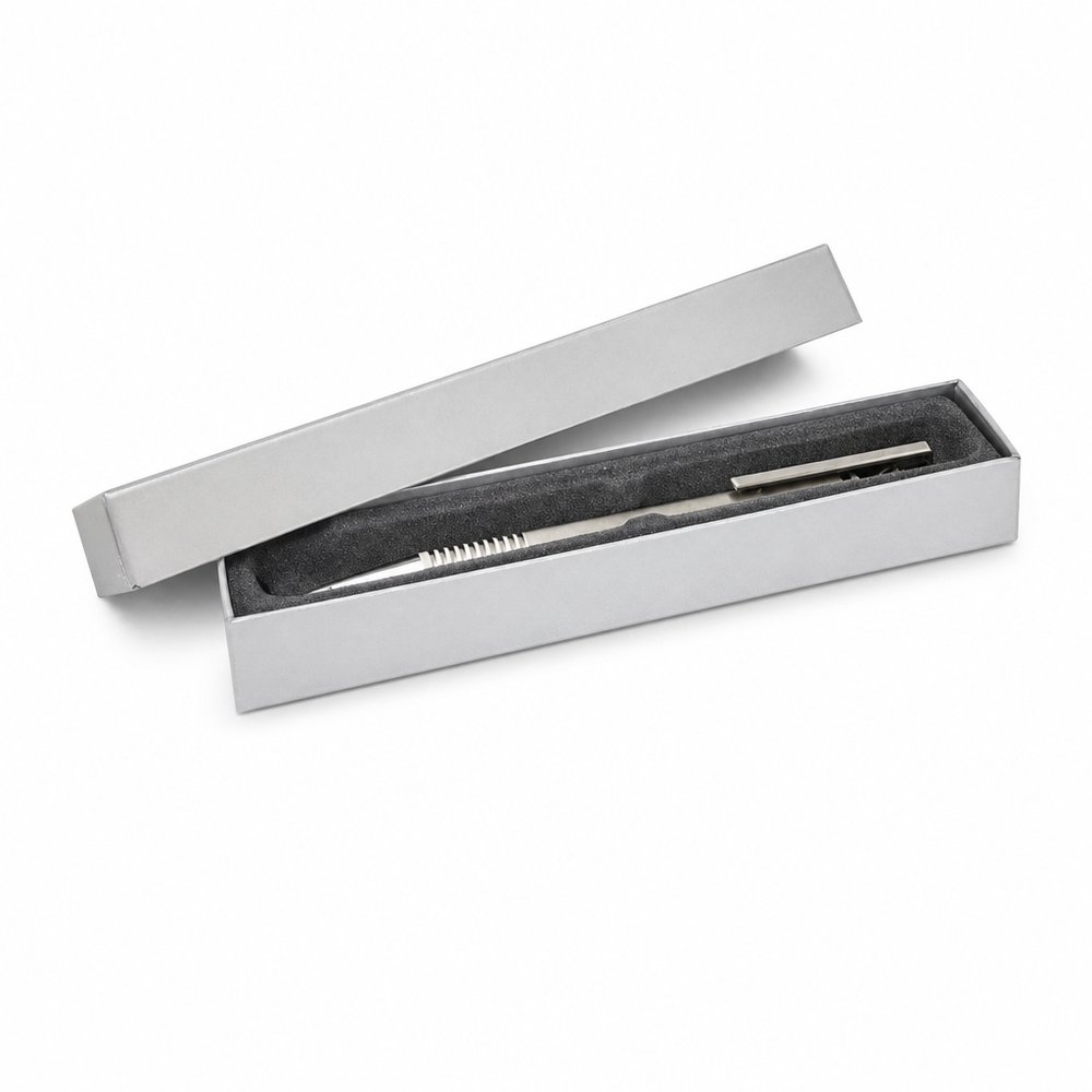 LAMY Logo Brushed Steel Pen — Engraved Executive Gift