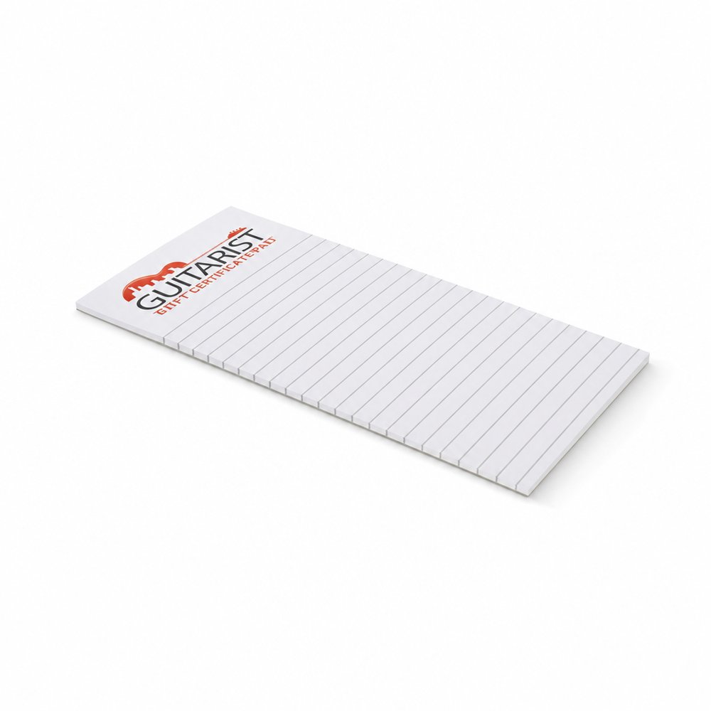 DL Vertical Notepad — Full Colour Custom Print