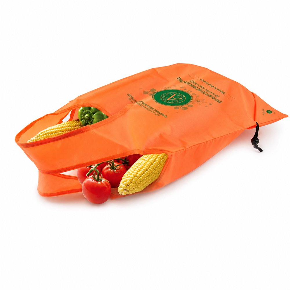 Foldaway Shopping Bag in Pouch — Reusable Tote