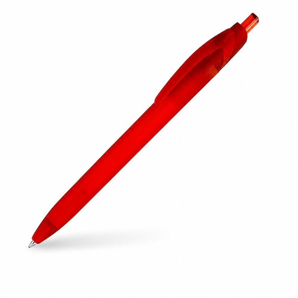Custom Frosted Rubber Retractable Ballpoint Pen