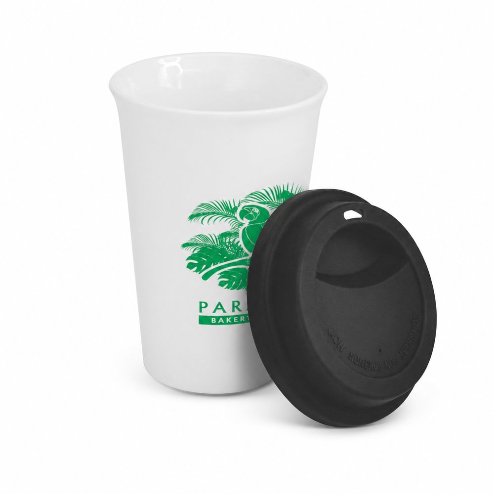 Double Wall Ceramic Coffee Cups (300ml)