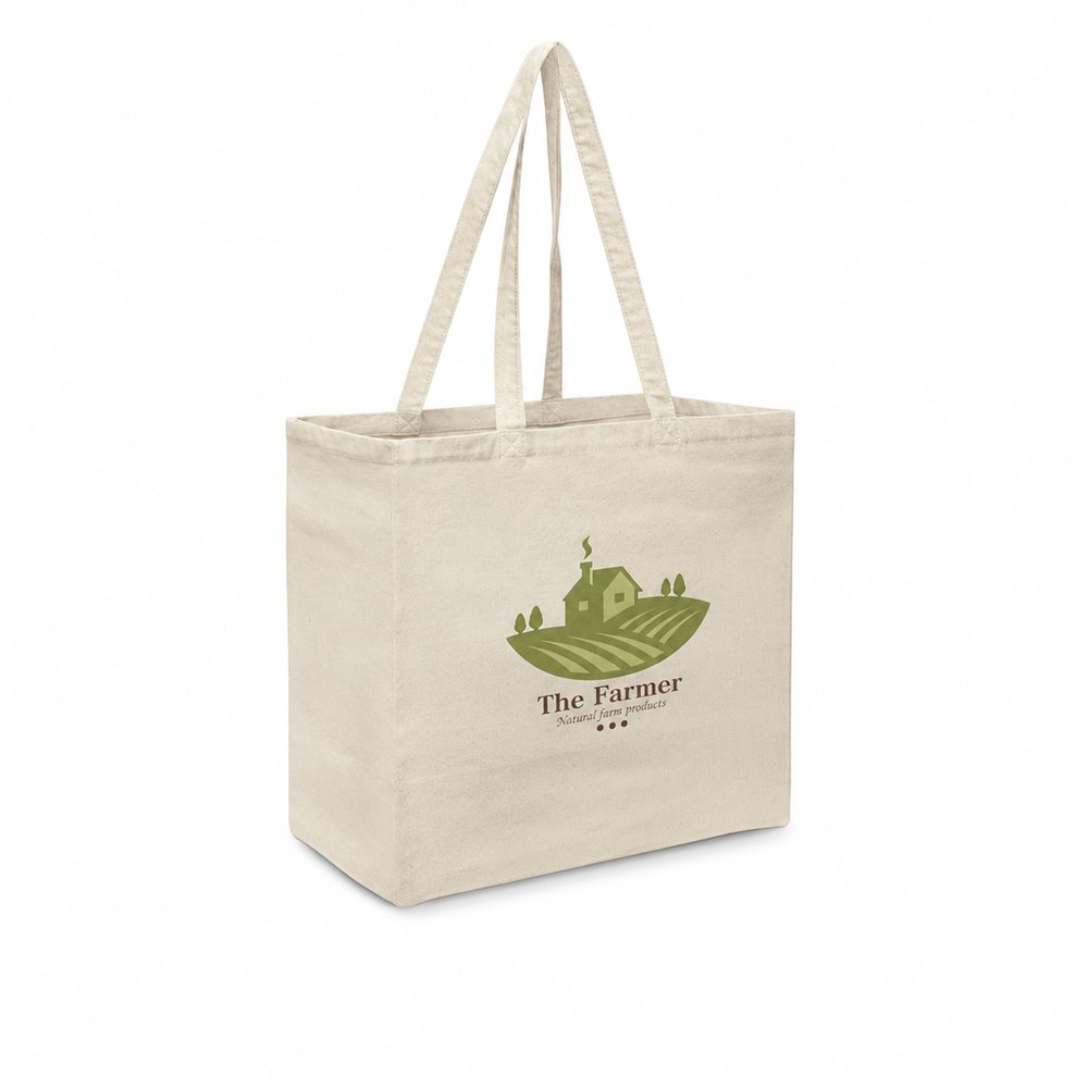 Heavy Canvas Tote Bag — Branded Cotton Carrier