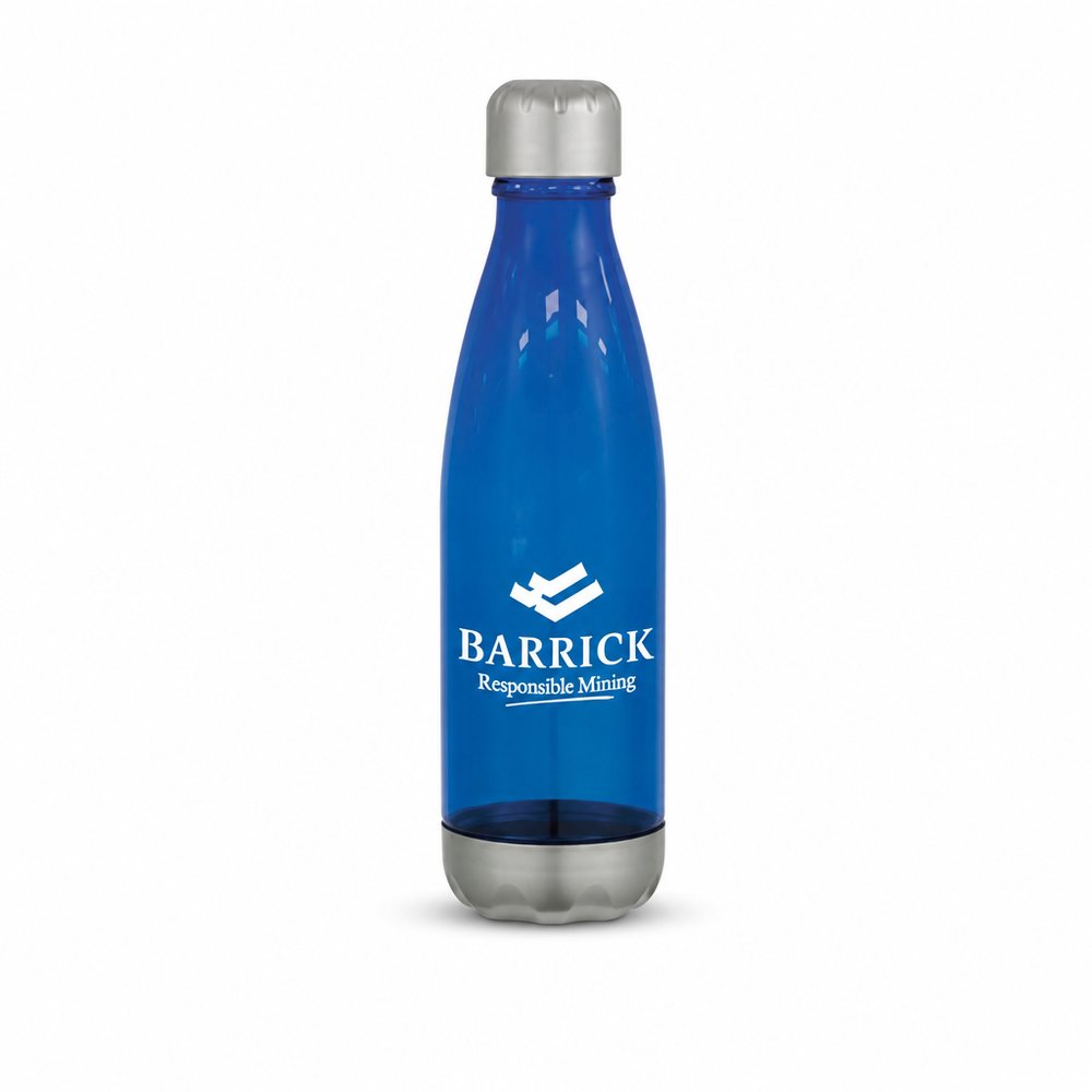 Shatterproof 500ml Plastic Bottle with Steel Lid