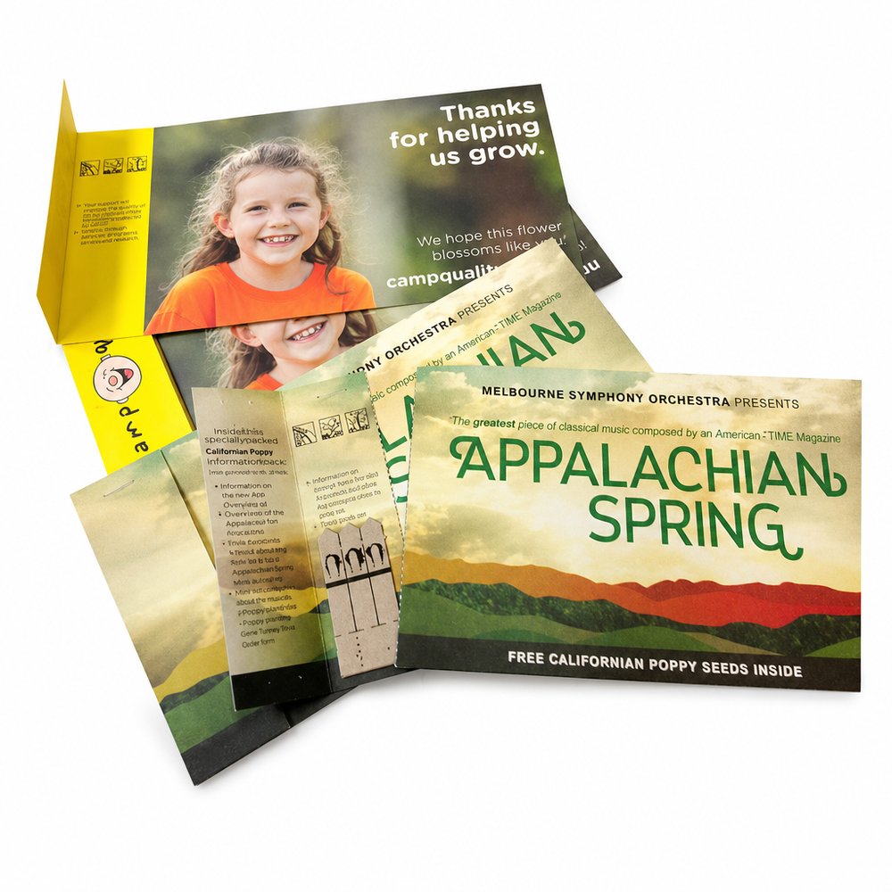Flourish Plantable Seed Postcards — 3 Stick