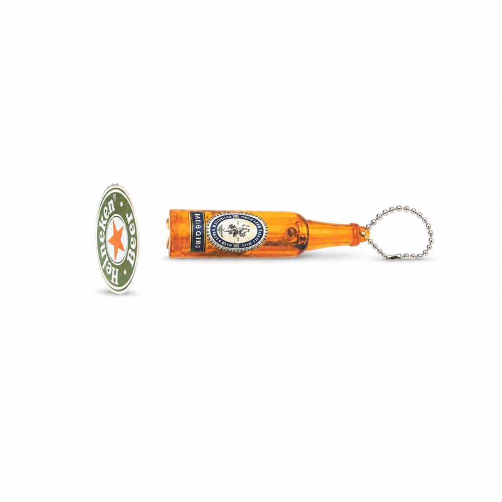 Custom Beverage Shaped Projector Torch Keyring