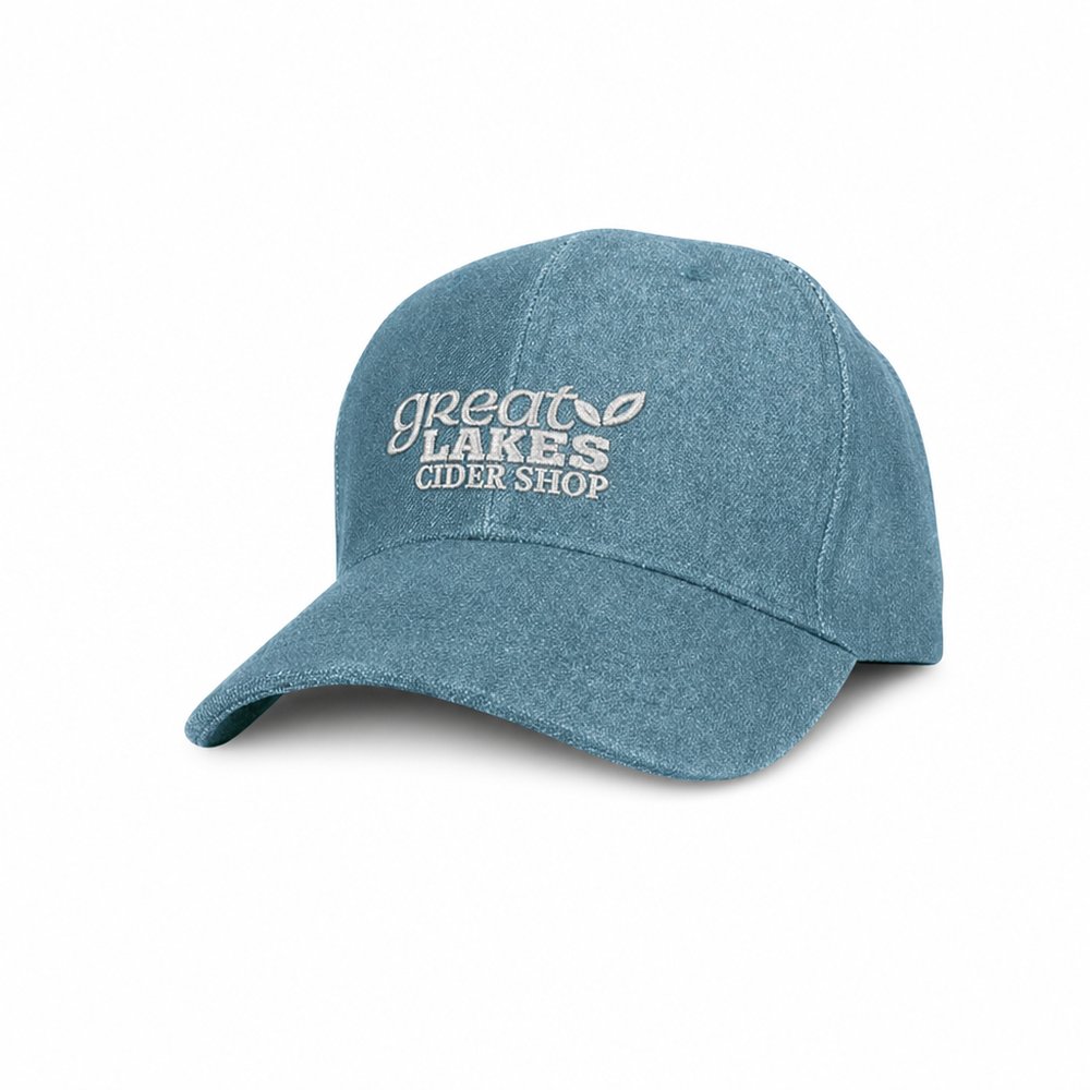 Denim 6 Panel Caps — Custom Embroidered Headwear