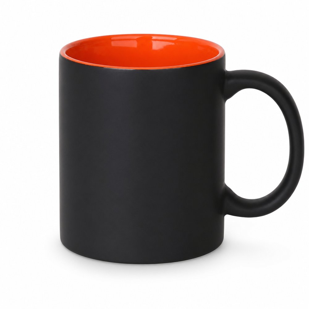 San Paulo Matte Black Ceramic Coffee Mug 325ml