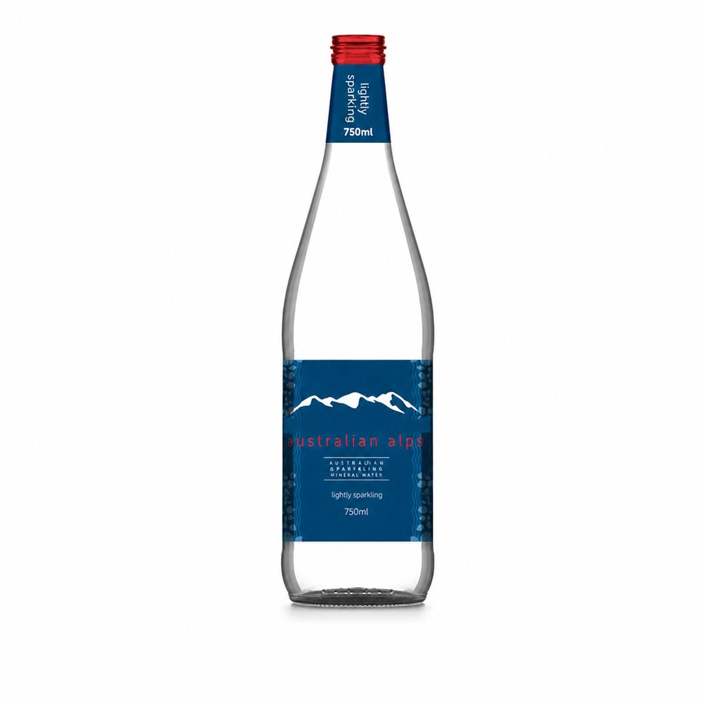 Custom Label Glass Mineral Water Bottle 750ml