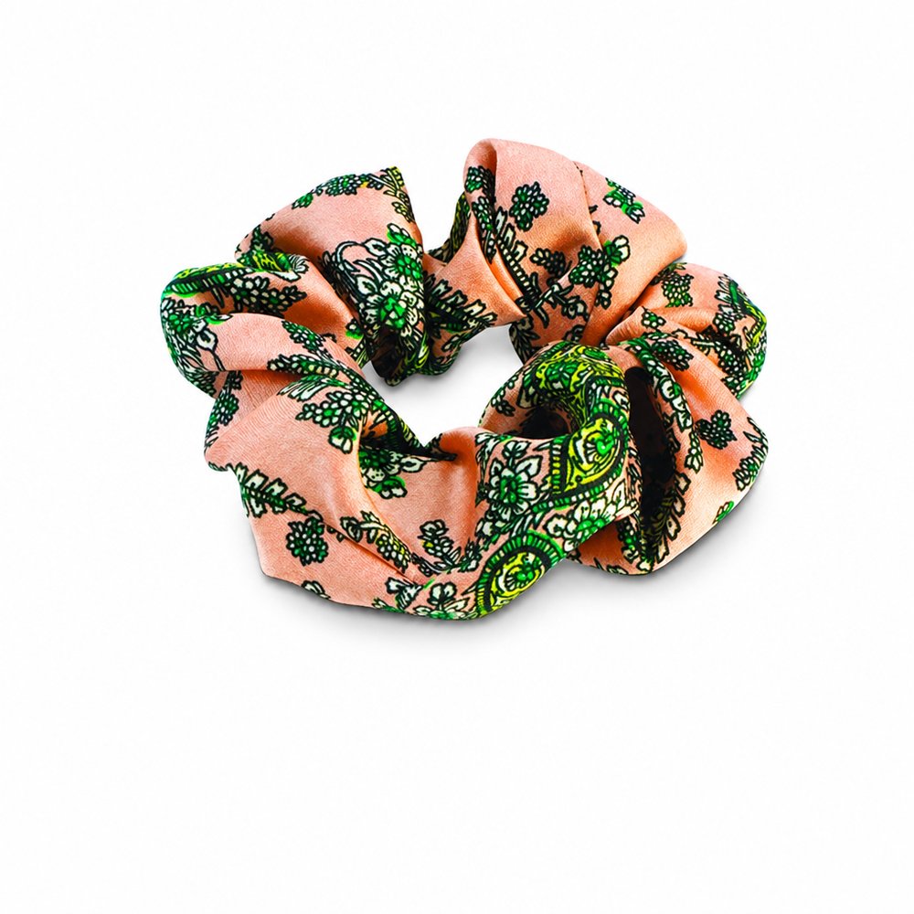 Custom Satin Hair Scrunchies, Full Colour Sublimation
