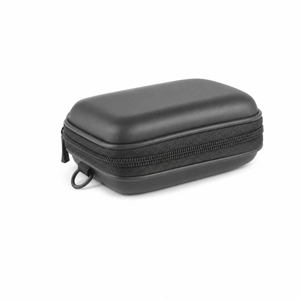 Branded EVA Tech Case — Small Zip Pouch for Cables