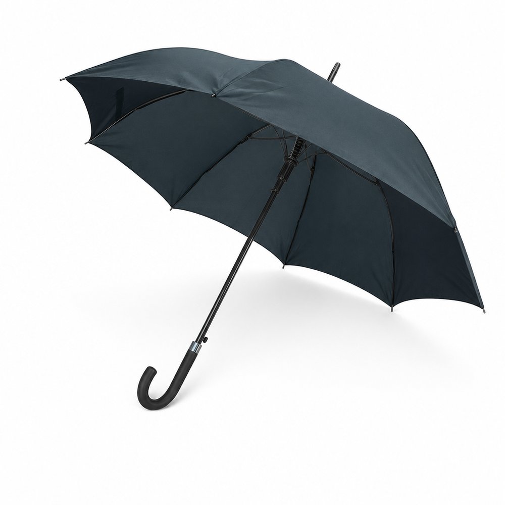 Branded Hook Handle Umbrella with Auto Open Canopy