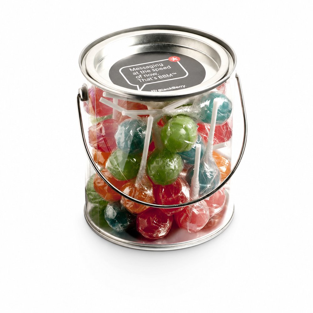 Branded Chupa Chups Lolly Bucket — 32 Pack