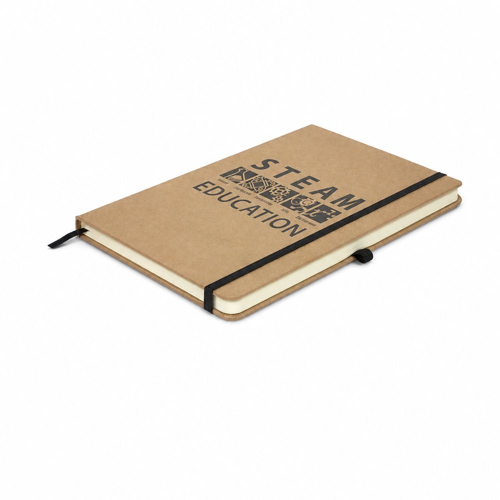 Eco Kraft A5 Notebook — Unbleached Hardcover Journal