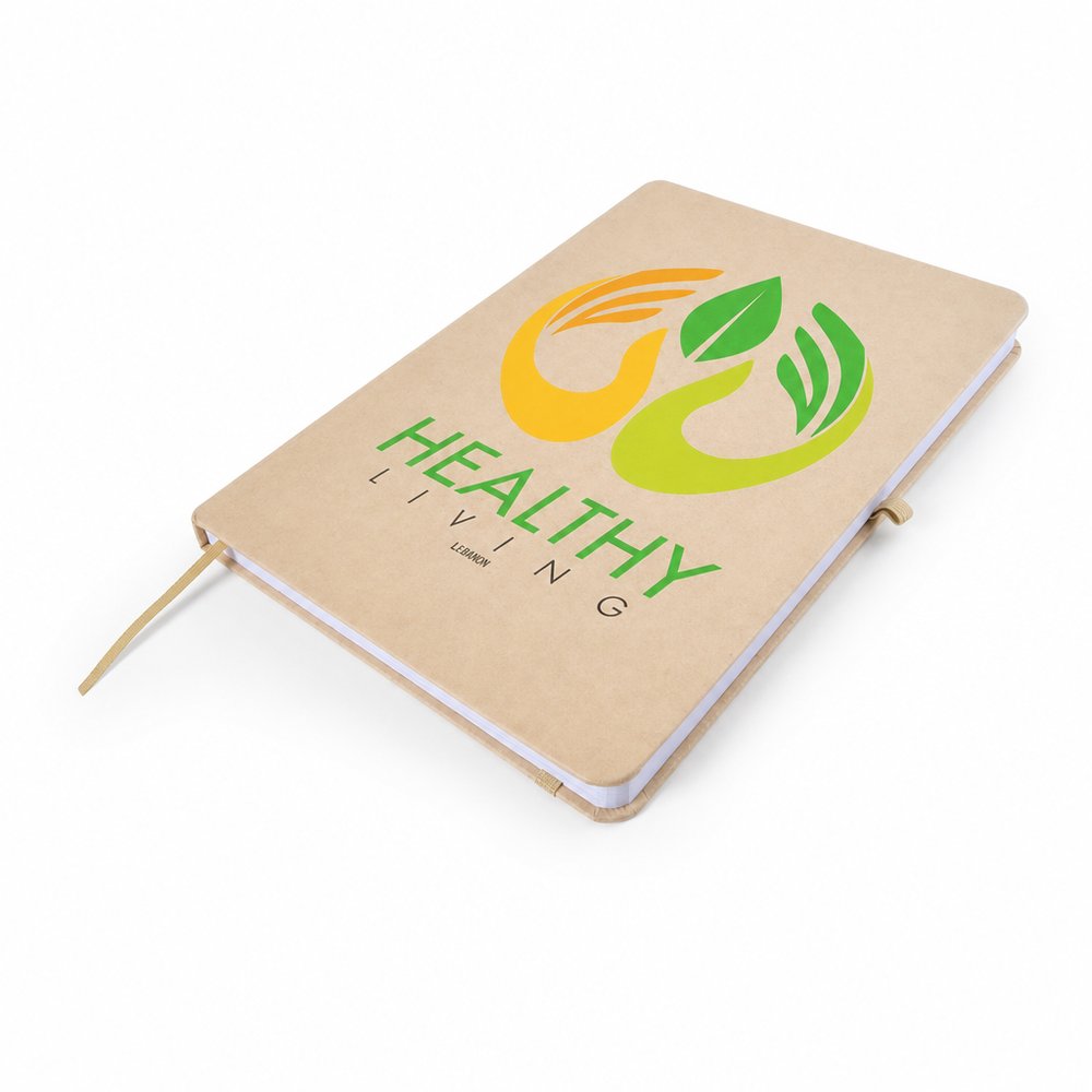 Cirro Natural PU A5 Notebook — Branded Journal