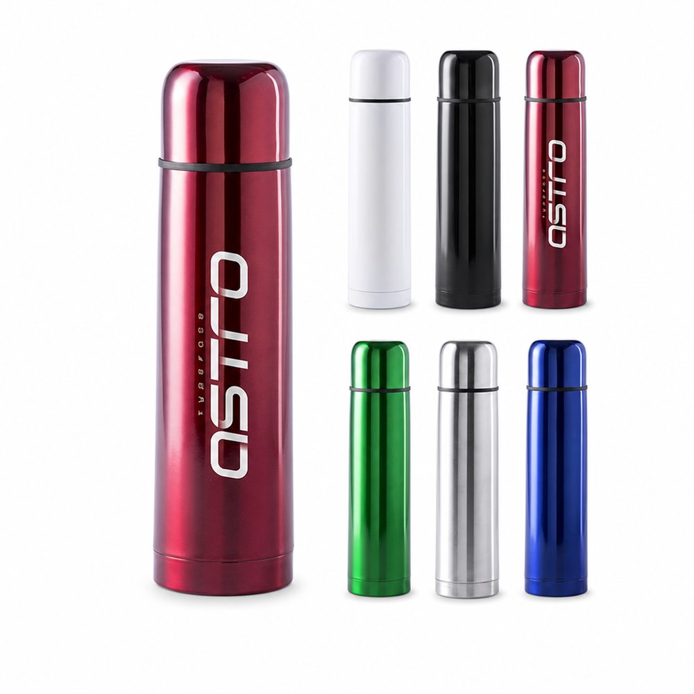Gloss Finish Stainless Steel Thermo Flask 500ml