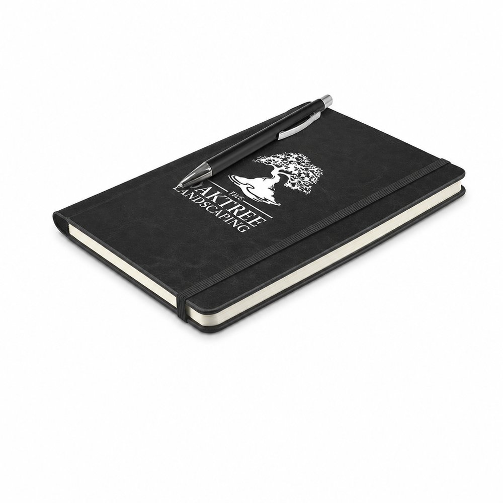 A5 Refined Notebook with Aluminium Pen