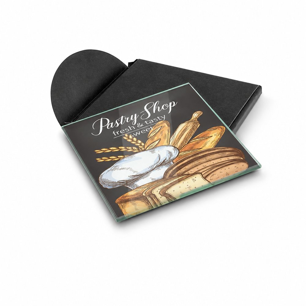 Full Colour Printed Glass Coasters — Branded Singles