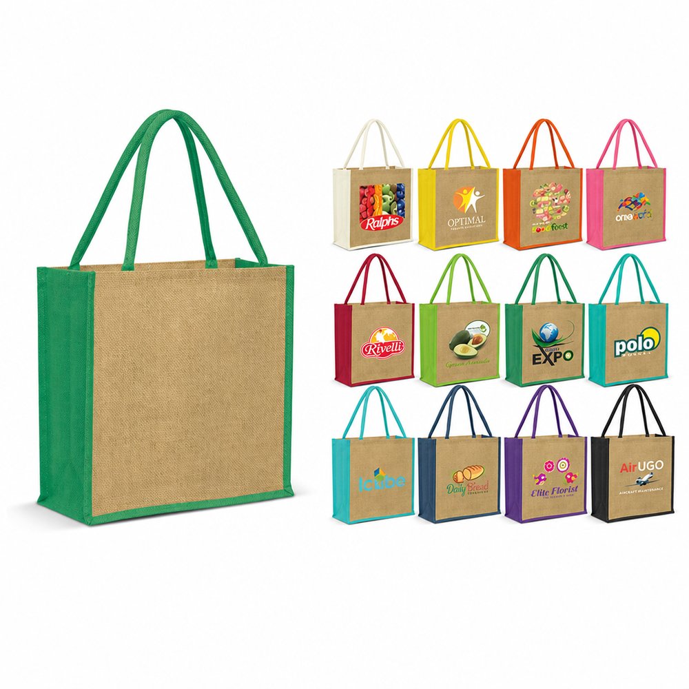 Custom Printed Jute Bags — Branded Tote
