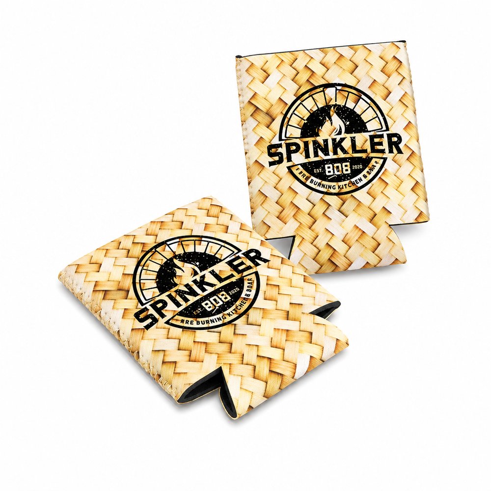 Woven Stubby Holders — Branded Neoprene Can Coolers