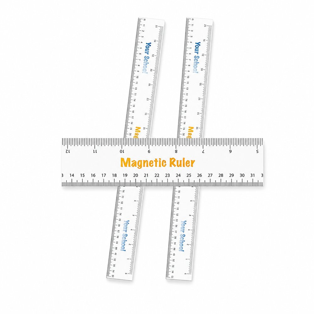 Magnetic Ruler 45cm — Custom Printed Fridge Ruler