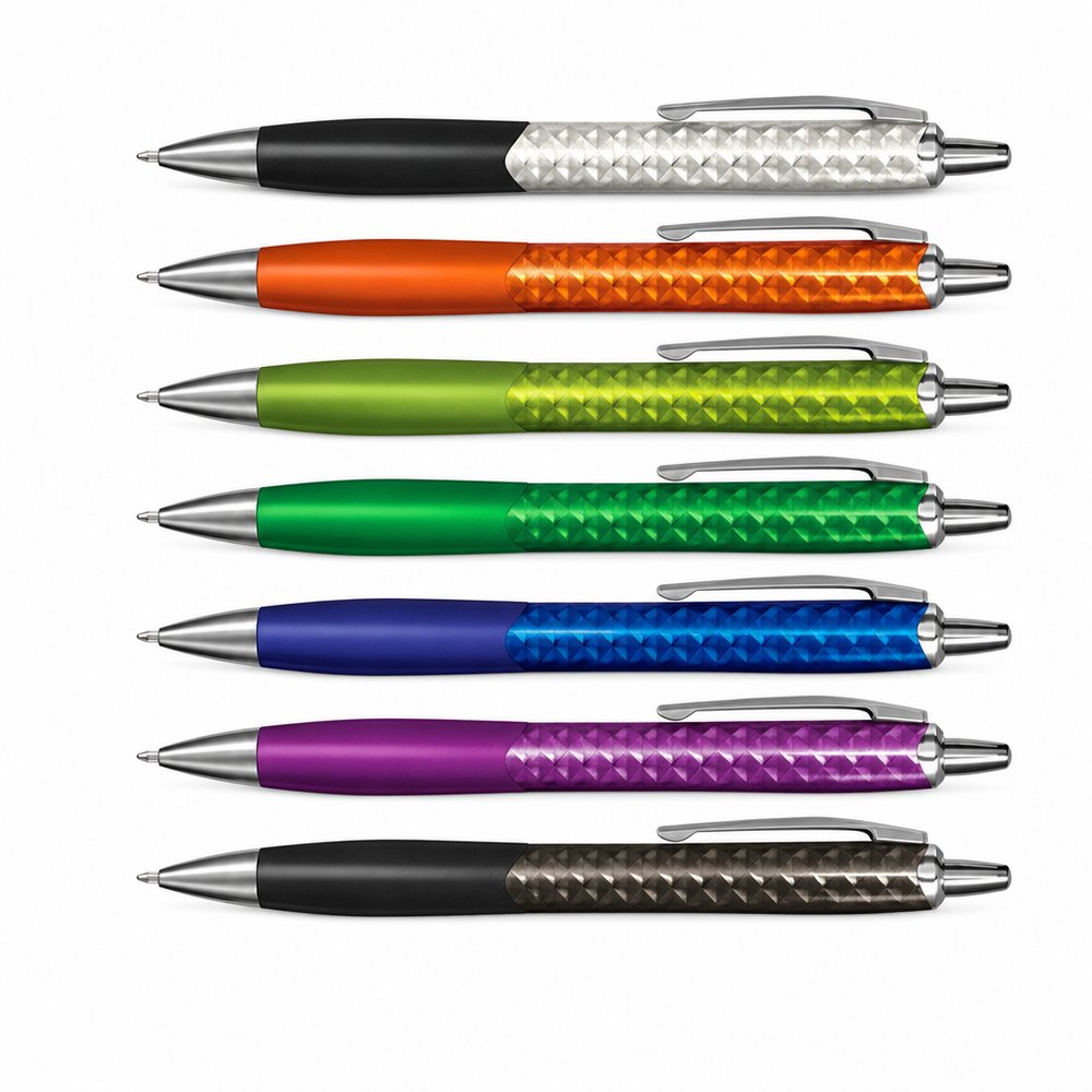 Prism Grip Retractable Corporate Ballpoint Pen