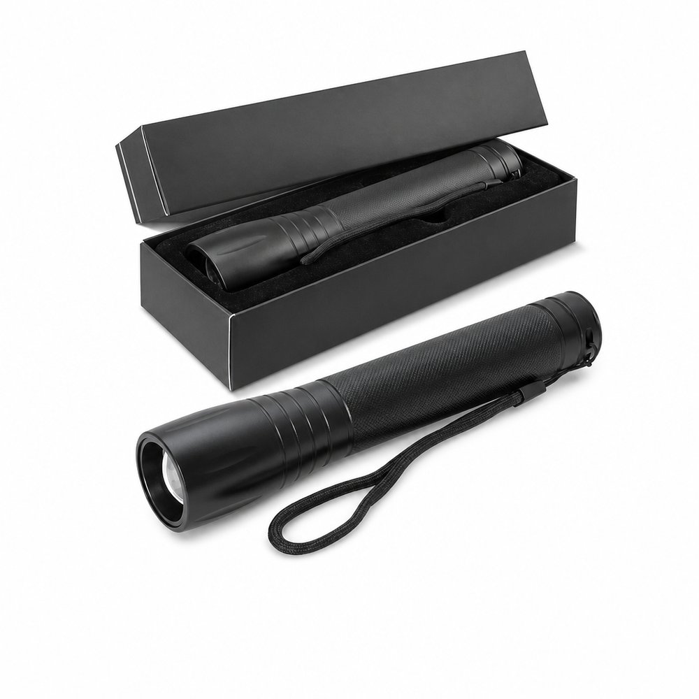 Swiss Peak 10W Adjustable Beam LED Metal Torch