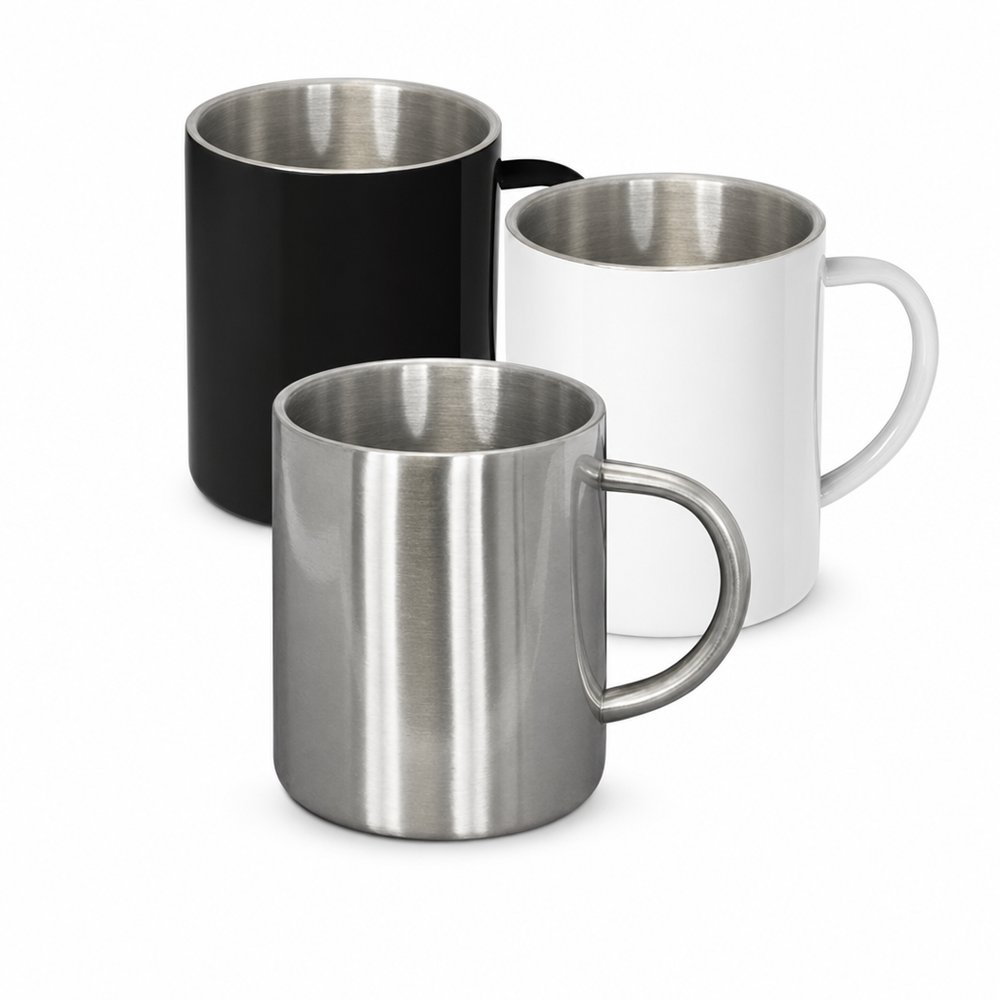 Branded Reusable Stainless Steel Cups 400ml