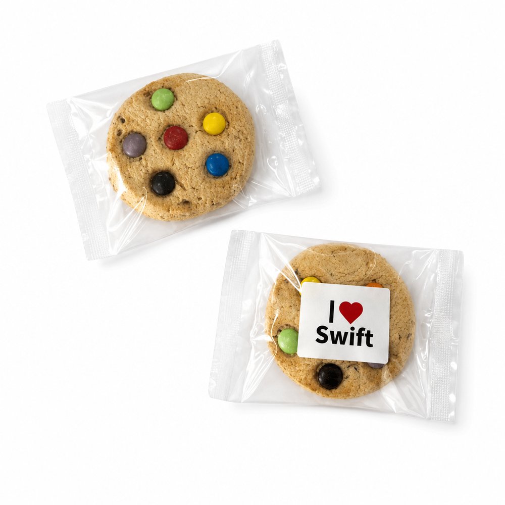 Australian Made Chocolate Button Cookies, Branded 55g