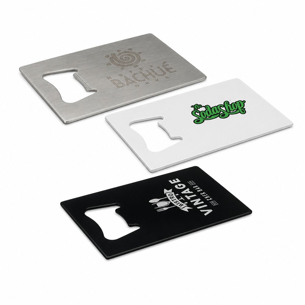 Card Bottle Opener — Stainless Steel Wallet Sized