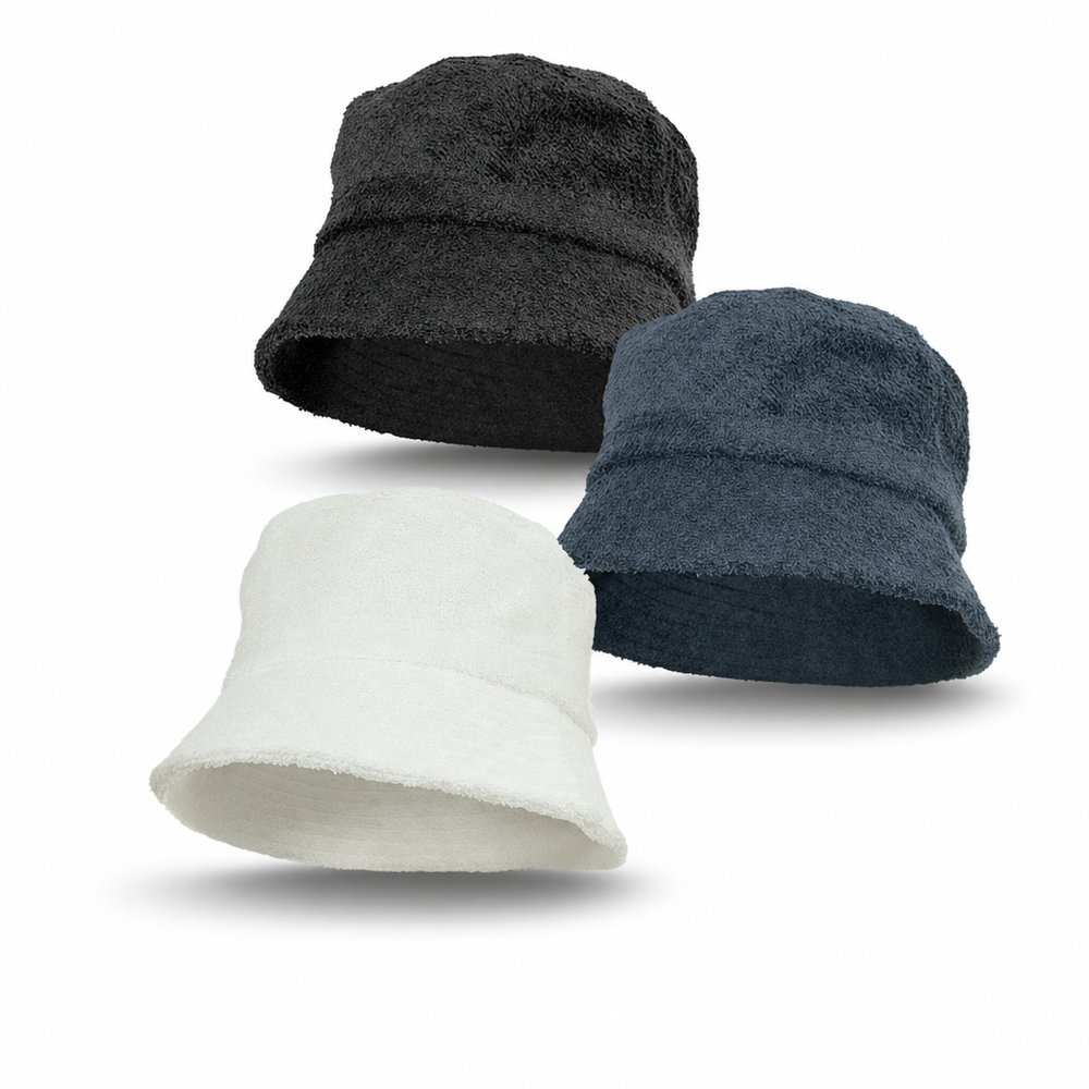 Terry Towelling Bucket Hat — Embroidered & Branded