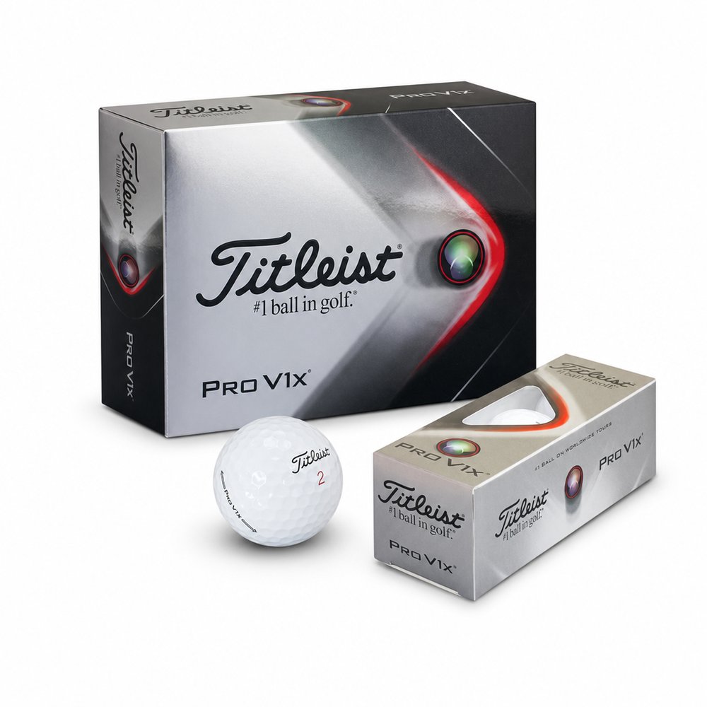 Branded Titleist Pro V1x Golf Balls — Custom Print