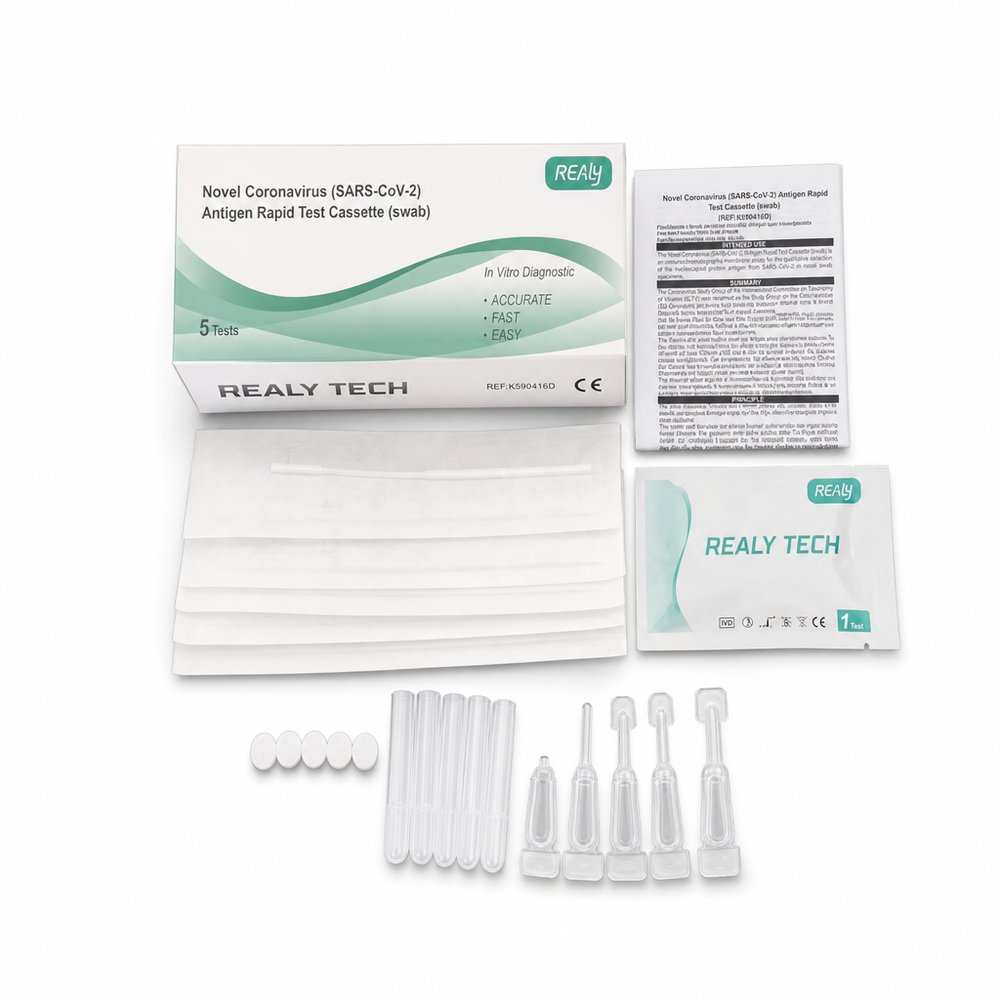 TGA Approved Rapid Antigen COVID-19 Test 5 Pack