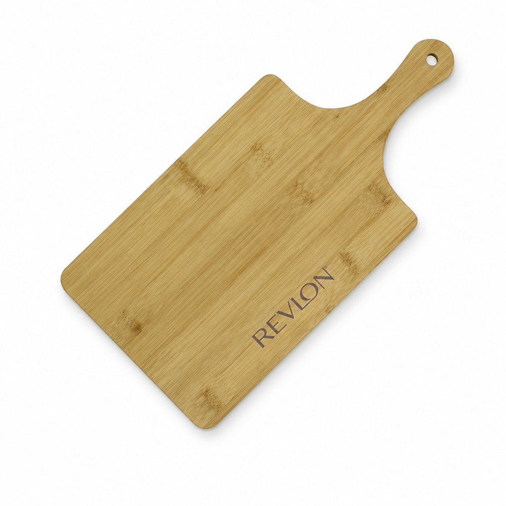 Engraved Bamboo Serving Board with Handle