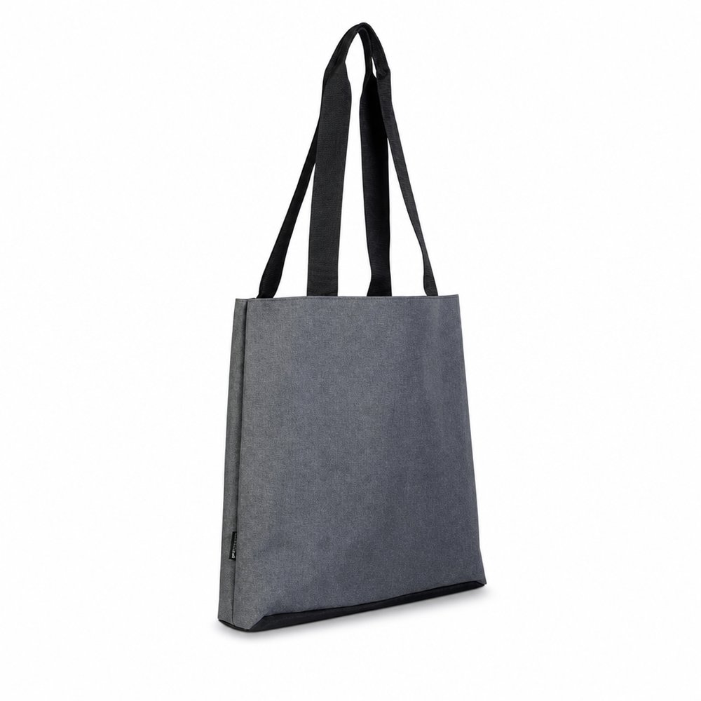 Canvas-Look Polyester Corporate Event Tote Bags