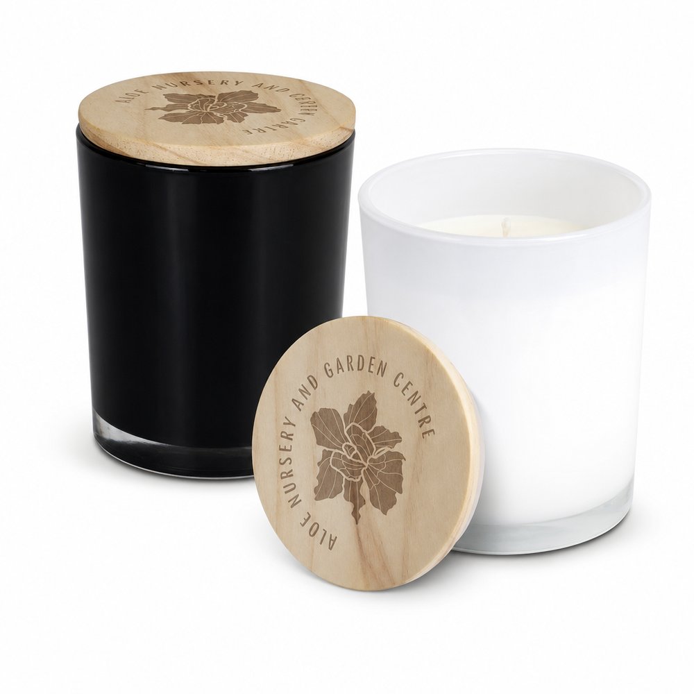 Soybean Wax Vanilla Candle, Branded 150g Jar
