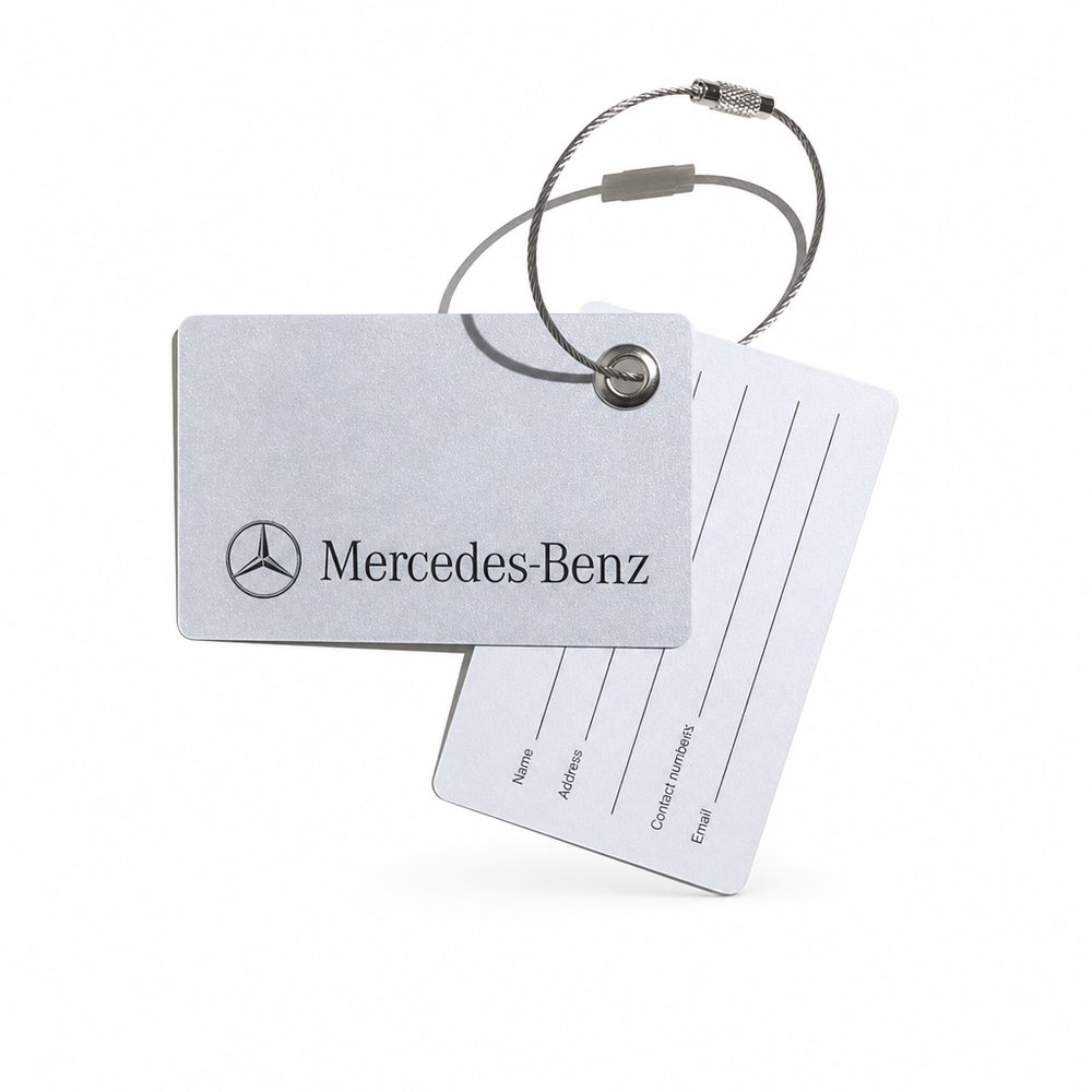Custom Plastic Luggage Tags — Double-Sided Travel ID