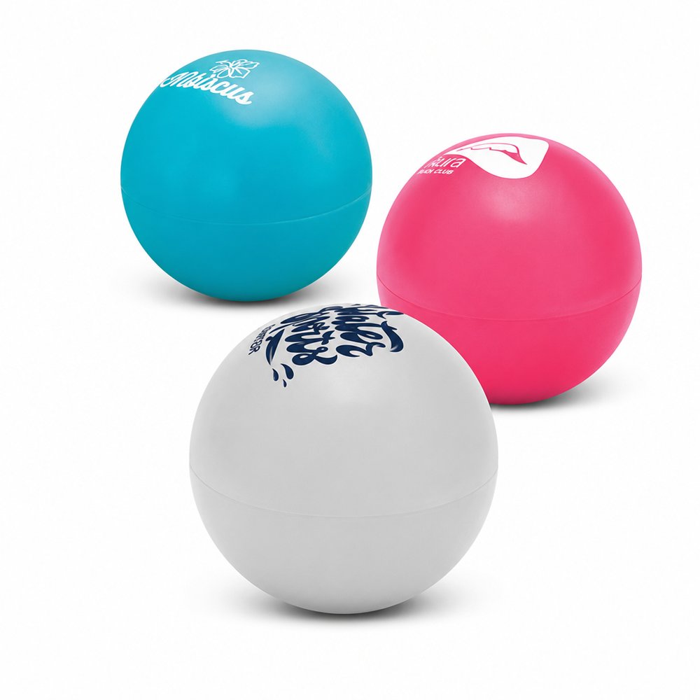 Branded Lip Balm Balls — Custom Round Lip Balm