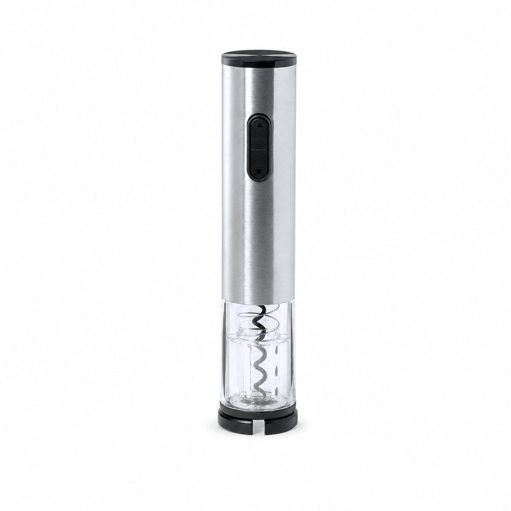 Electric Corkscrew, Stainless Steel — Branded