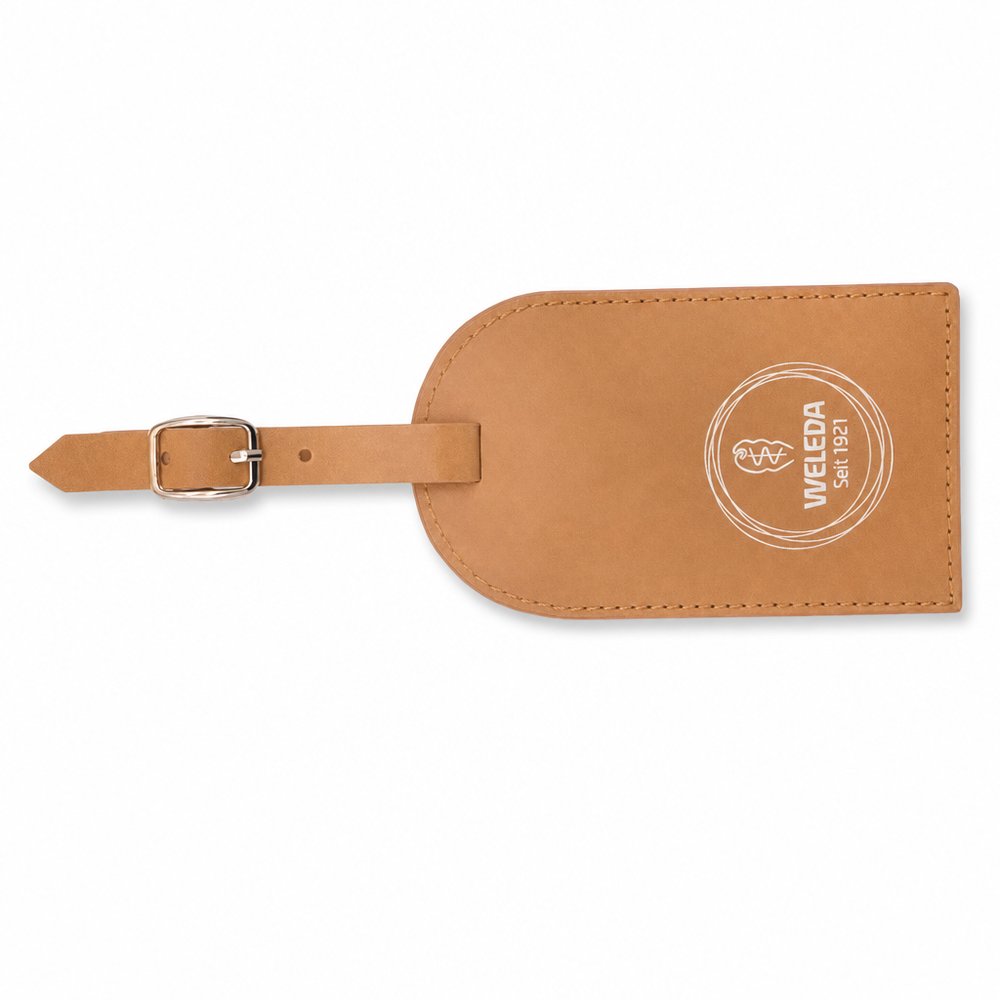 Eco Kraft Washable Luggage Tags - Custom Branded