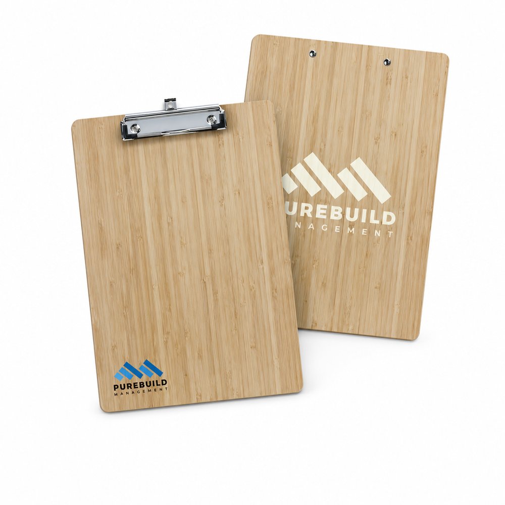 Bamboo A4 Clipboard — Branded Office Stationery