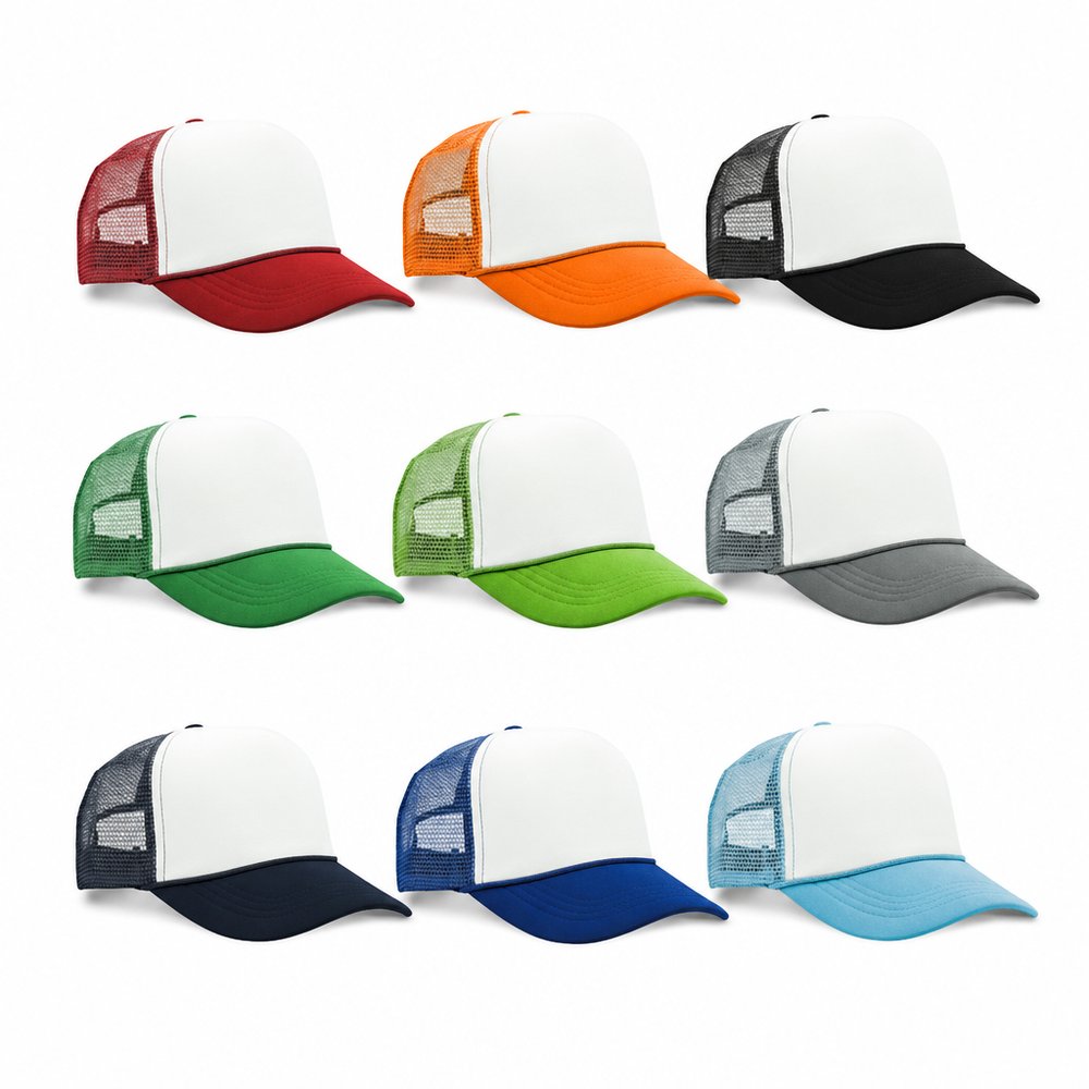 Custom Trucker Caps with Mesh Back Panel