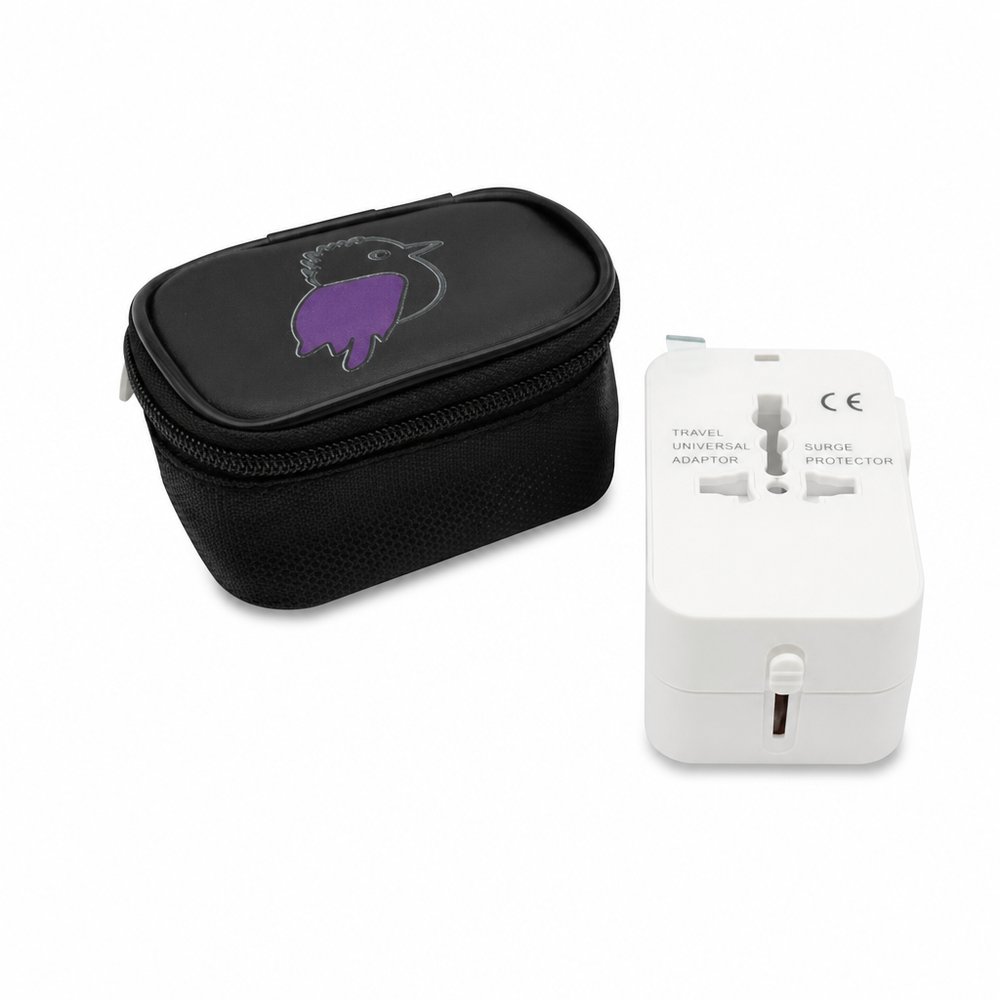 Branded Universal Travel Adaptor with USB-C