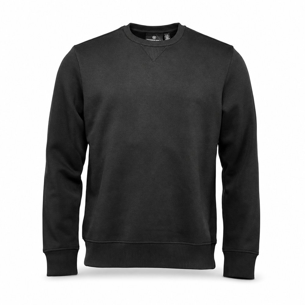 Branded Crew Sweatshirts in Cotton-Rich Fleece
