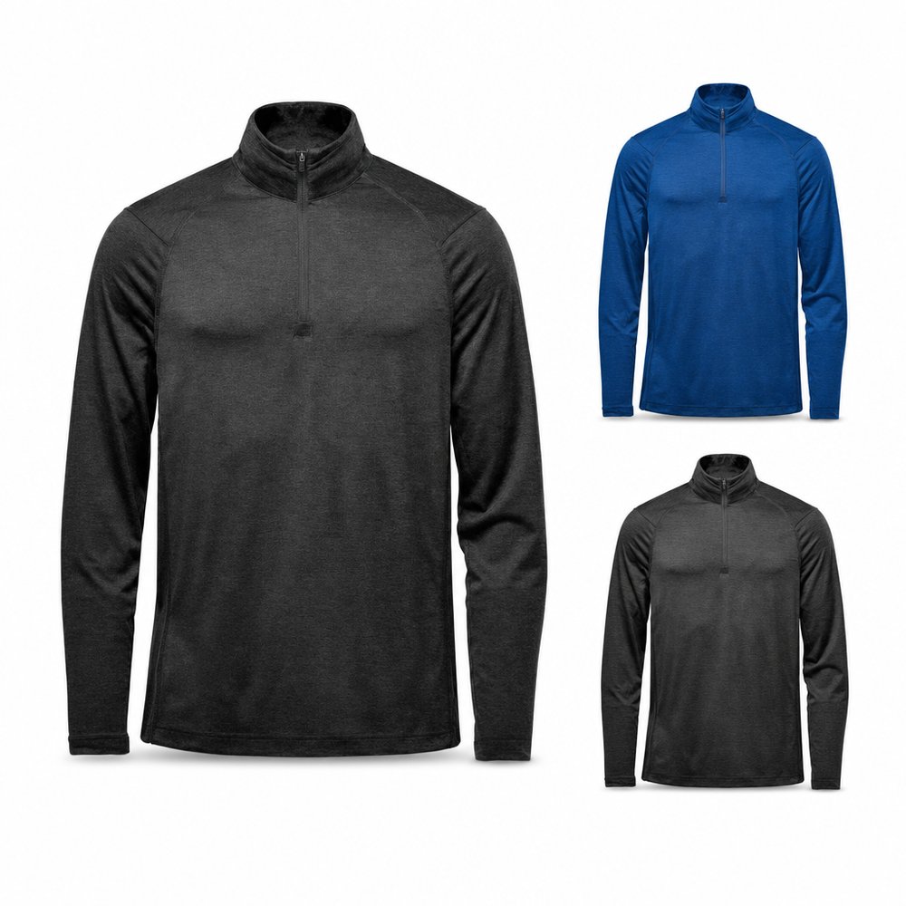 Eco 1/4 Zip Sweatshirt — Recycled Branded Pullover