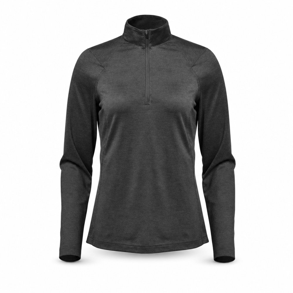 Women's Eco Quarter Zip Sweatshirt — Recycled