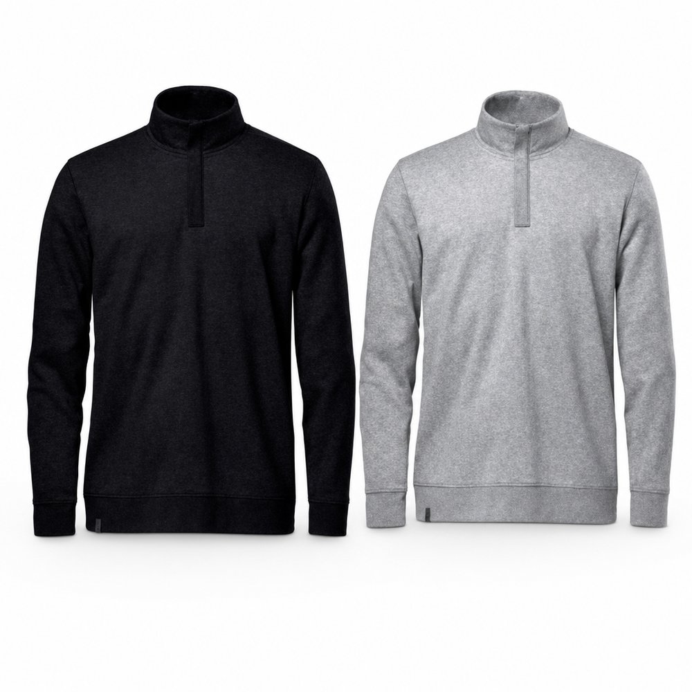 Branded Full Collar Sweatshirts in Recycled Cotton