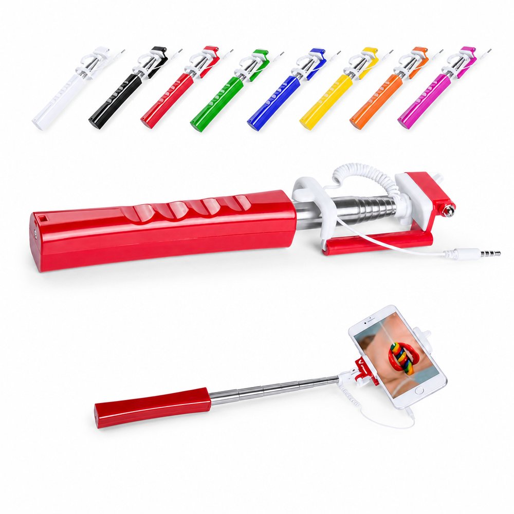 Custom Foldable Smartphone Selfie Stick with Shutter