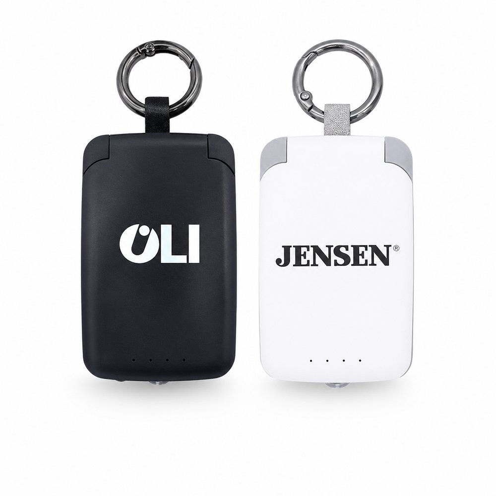 Custom Mini Power Bank 2000mAh with Type-C Cable