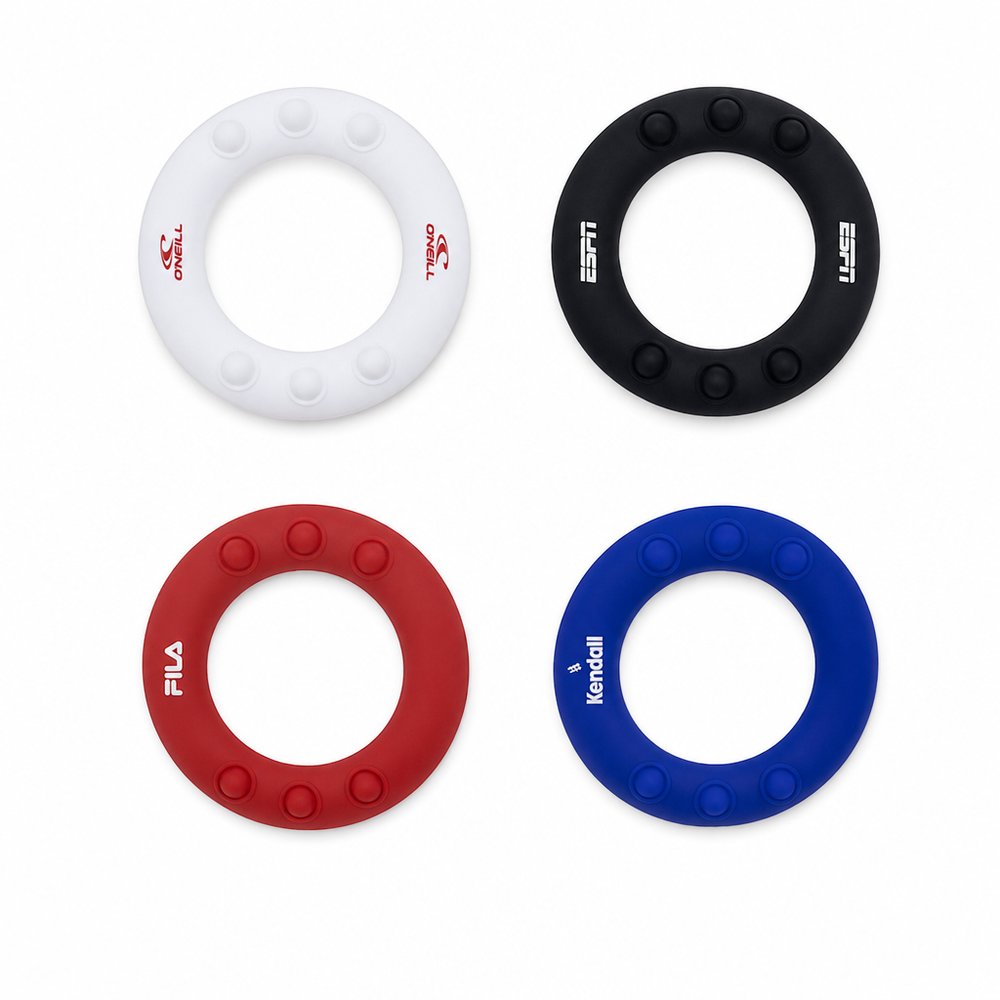 Popper Wrist Discs — Branded Silicone Fidget Wristband