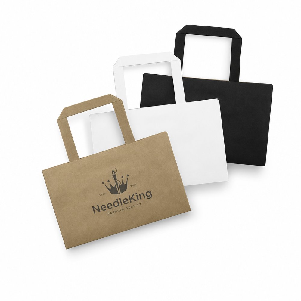 Small Paper Bags - Flat Handle (133 x 209mm)